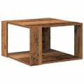 vidaXL Konferenčný stolík Staré drevo 51,5 x 51,5 x 30 cm