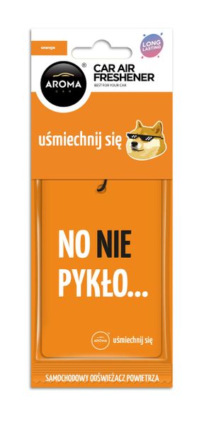Osvěžovače vzduchu AROMA CAR LETS SMILE Orange