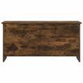 vidaXL Úložná truhlica Dymový dub 100 x 40 x 50 cm Kompozitné drevo
