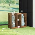 vidaXL Golfová skriňa Jednofarebný Staré drevo 102 x 45 x 85,5 cm