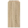 vidaXL Stojan na slnečník Sonoma dub 65 x 24 x 50 cm Kompozitné drevo