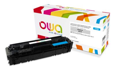 OWA Armor toner kompatibilný HP CF401A, 1400str, modrá/cyan