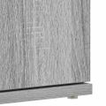vidaXL Skriňa na topánky 80 x 39 x 178 cm Kompozitné drevo Sivý Sonoma
