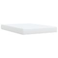 vidaXL Boxspring posteľ s matracom biely 140x190 cm umelá koža