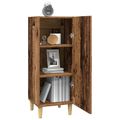 vidaXL Servírovacia skriňa Staré drevo 34,5 x 34 x 90 cm