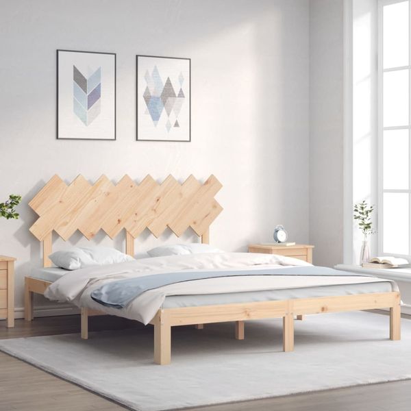 vidaXL Posteľ bez matraca 160x200 cm masívna borovica
