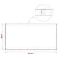 vidaXL Záclona na balkónové súkromie 200 x 400 cm Textil s PU povlakom