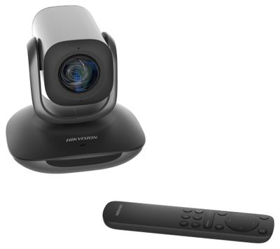 HIKVISION 2MP motorizovaná varifokální PT webkamera Webkamera, 1080p/30fps, varifokální, autofocus, mikrofon, USB 2.0, cerná