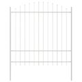 vidaXL Záhradný plot WOERDEN 7 ks 170 x 215 cm Biela