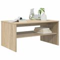 vidaXL Konferenčný stolík Sonoma dub 80 x 50 x 40 cm Kompozitné drevo