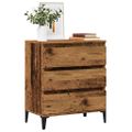 vidaXL Komoda staré drevo 60x35x70 cm spracované drevo