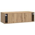vidaXL Nástenná TV skrinka 98 x 41 x 30 cm Dub artisan