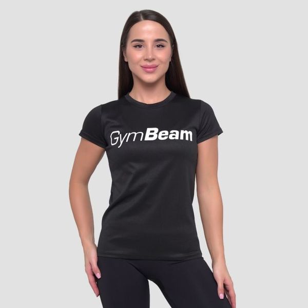 Dámske Tričko Mesh Essence Black - GymBeam, veľkosť XL