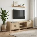vidaXL TV skrinka 168 x 33 x 47 cm Dub sonoma Kompozitné drevo