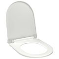 vidaXL WC sedadlo, pomalé sklápanie, rýchloupínacie, biele