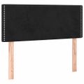 vidaXL Posteľný rám boxspring s matracom čierny 100x200 cm zamat