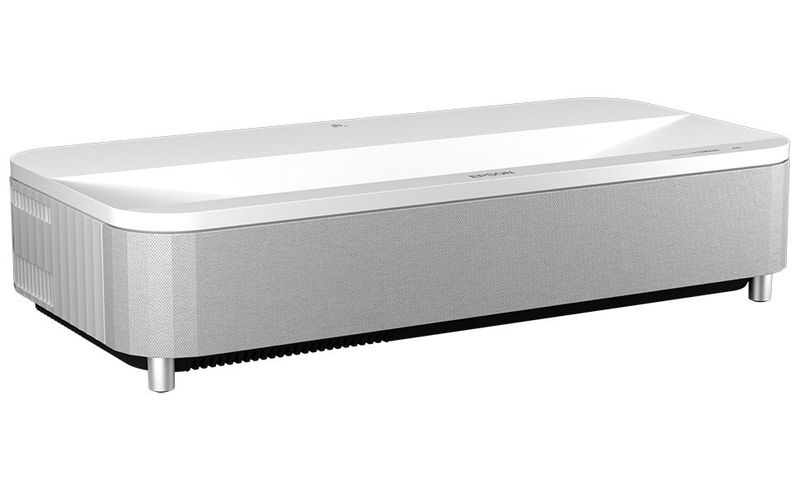 Epson EH-LS800W/3LCD/4000lm/4K UHD/HDMI/WiFi Projektor, 4K Ultra HD, 4000 ANSI, 2500000:1, 3x HDMI, 3x USB, Wi-Fi, Bluetooth, Android TV, repro, bielo-šedý