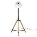 vidaXL Podlahová lampa 25 W biela 75x75x90-150 cm E27