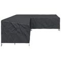 vidaXL Obal na nábytok 355 x 275 x 80 cm 210D Oxford tkanina Tvar L