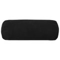 vidaXL Poťah na podložku 2 pcs HEERLEN Čierna Ø 15 x 40 cm Zamat