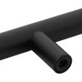 vidaXL Rukoväte na skrinku 10 ks čierne rozstup otvorov 128 mm celková dĺžka 192 mm nehrdzavejúca oceľ