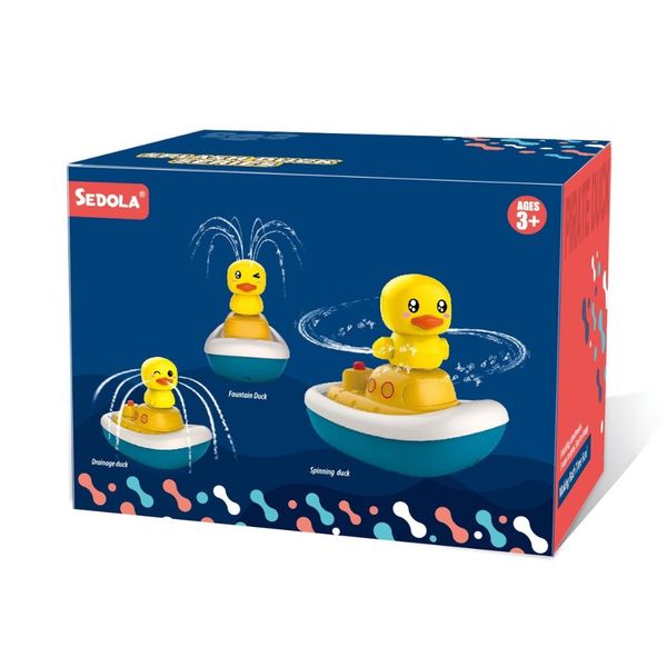 Plávajúca loďka s kačičkami