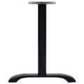 vidaXL Bistro Table Nohy 2 ks Čierna 61x8x72 cm Liatina