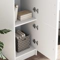 vidaXL Highboard Biela 31.5 x 32 x 122.5 cm