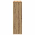 vidaXL Rozdeľovacia knižnica dub artisan 102x29x103,5 cm kompoz.drevo