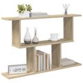 vidaXL Stenná polica Dub sonoma 80 x 15 x 50,5 cm Kompozitné drevo