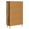 vidaXL Highboard Staré drevo 70 x 31 x 115 cm Kompozitné drevo