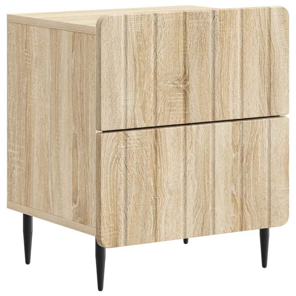 vidaXL Nočný stolík Dub sonoma 43 x 34,5 x 49,5 cm Kompozitné drevo