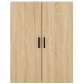 vidaXL Vysoká skrinka dub sonoma 69,5x34x180 cm spracované drevo