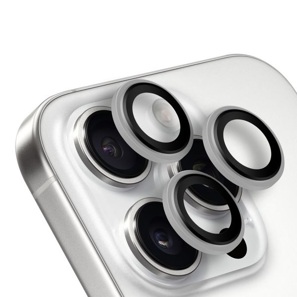 OBAL:ME Ochrana Šošoviek pre Apple iPhone 15 Pro/15 Pro Max White Titanium