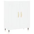 vidaXL Vysoká skrinka biela 69,5x34x180 cm spracované drevo