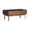 vidaXL Konferenčný stolík 90x50x40 cm, akáciový masív a MDF