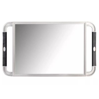 Biele kontrolné barber zrkadlo JRL Mirror White