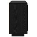 vidaXL Servírovacia skriňa Čierny dub 80 x 40 x 75 cm Kompozitné drevo