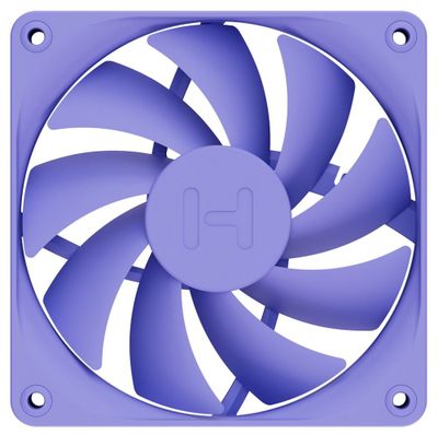 HYTE ventilátor 120mm PWM / farba Taro Milk / 1500ot./min / 72CFM / ABS / 4-pin / sada 4x ventilátor Ventilátor, 120mm, FDB ložisko, 4pin PWM, výška 25mm, fialový, 4ks