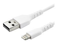 iPhone 7/8/11/11 Pro - Lightning kábel - USB samec rovný na Lightning samec rovný - 2 m - dvojnásobne tienený - biela