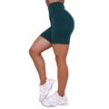 Dámske šortky Ignite Dark Green - GymBeam, veľkosť L, veľkosť oblečenia L