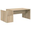vidaXL Konferenčný stolík Sonoma dub 90 x 45 x 35 cm Kompozitné drevo