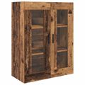 vidaXL Highboard 2 ks Staré drevo 69,5 x 34 x 180 cm Kompozitné drevo