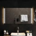 vidaXL LED kúpeľňové zrkadlo 90x50 cm