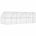 vidaXL Psí kennel 3 ks Strieborná 6 x 2 x 2 m Pozinkovaná oceľ