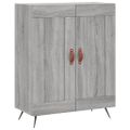 vidaXL Vysoká skrinka sivý dub sonoma 69,5x34x180 cm spracované drevo