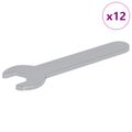 vidaXL Spanner 12 ks Strieborná 10 mm Železo