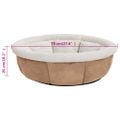 vidaXL Pelech pre psa 70x70x26 cm béžový