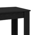 vidaXL Barový stôl 102 x 50 x 103.5 cm Kompozitné drevo Čierny dub