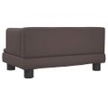 vidaXL Pelech pre psa hnedý 60x40x30 cm umelá koža